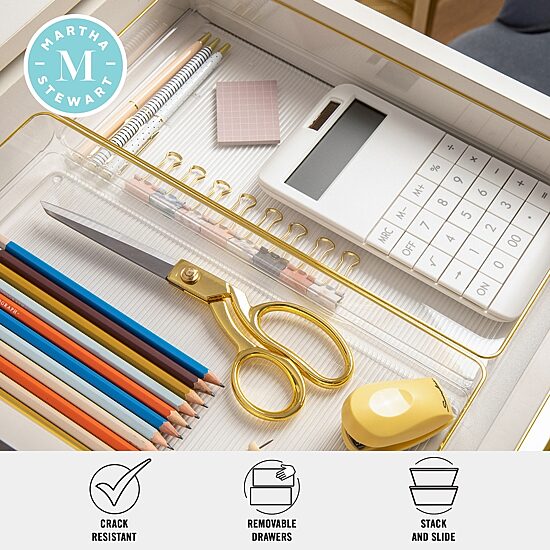 Martha Stewart 3 Pack 12X6 Organizers