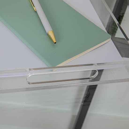 Martha Stewart 12X8 Clear Acrylic Desk Tray