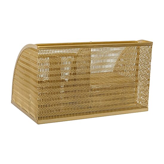 Martha Stewart Gold Small Desktop Organizer