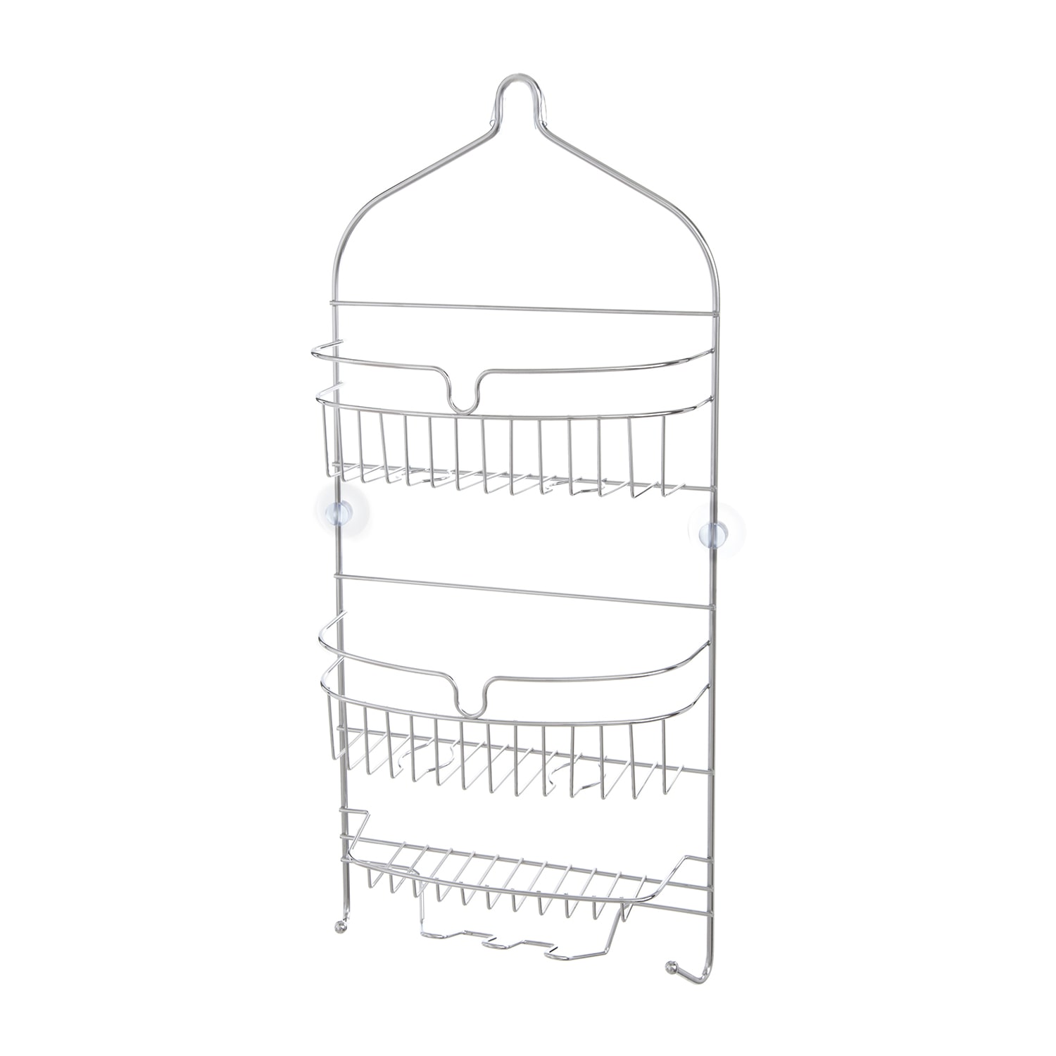 Kenney Rust Proof 3-Tier Shower Caddy with Suction Cups