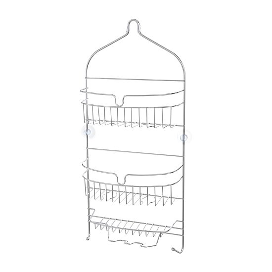 Kenney Rust Proof 3-Tier Shower Caddy with Suction Cups