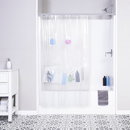 Kenney Medium Weight Peva Shower Curtain Liner
