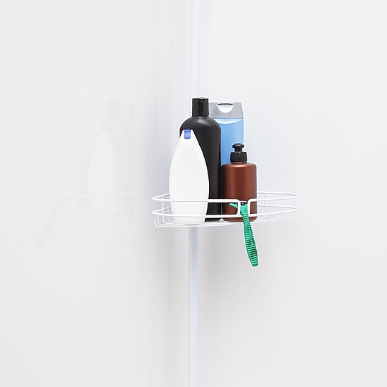 Kenney 4-Tier Spring Tension Corner Pole Shower Caddy
