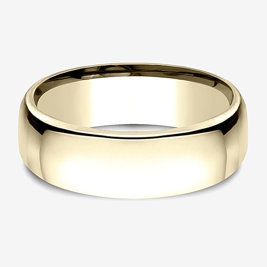 Unisex Adult 7.5MM 10K Gold Wedding Band
