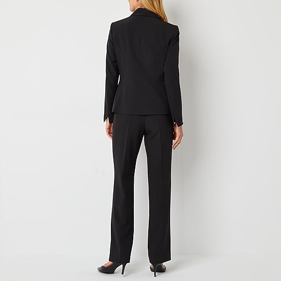 Le Suit Straight Leg Womens 2-pc. Pant Suit