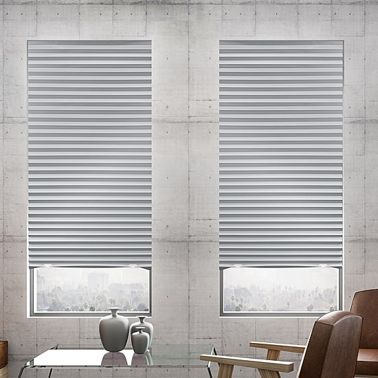 Lumi Home Furnishings Temporary Cordless Room Darkening Pleated Shade