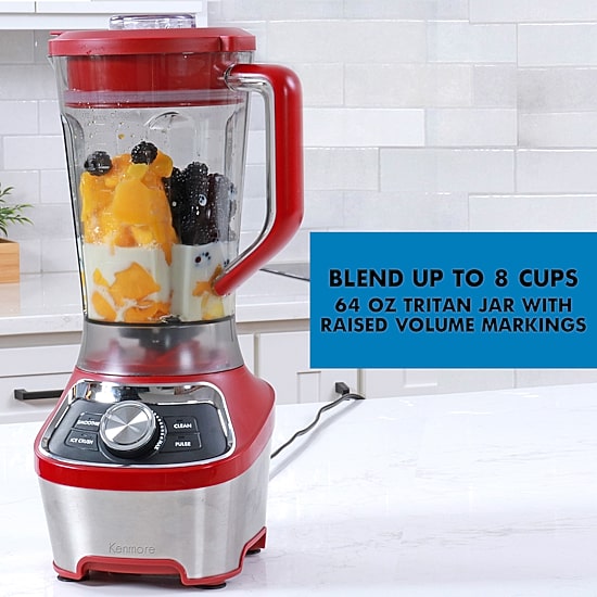 Kenmore Stand Blender With Built-In Smoothie And Ice Crush Functions