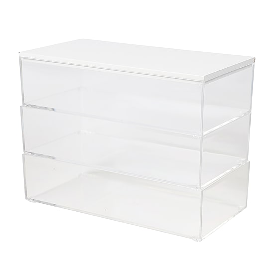 Martha Stewart 3 Pack Bins With MDF Lid