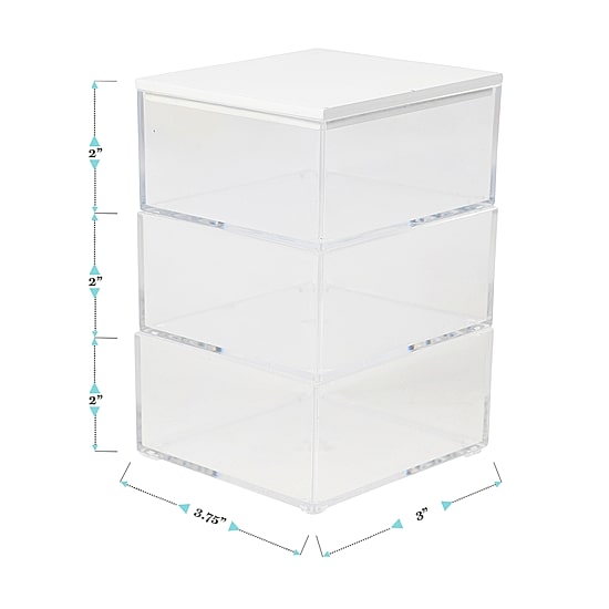 Martha Stewart 3 Pack Bins With MDF Lid