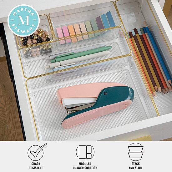 Martha Stewart 6 Pack Desk Organizers
