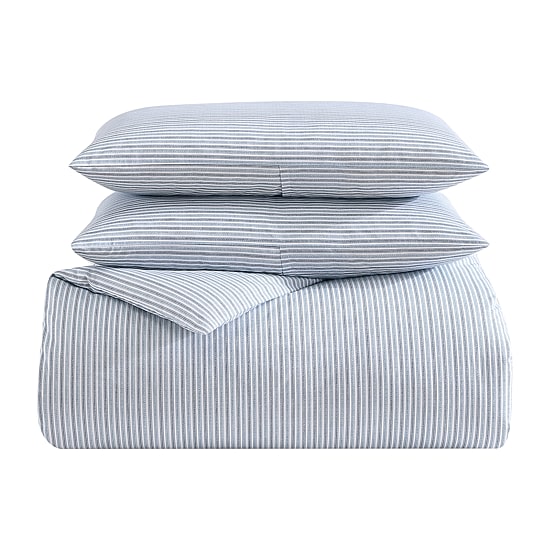 Eddie Bauer Ticking Stripe Duvet Cover Set