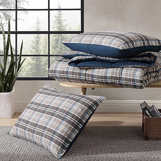 Eddie Bauer Rugged Plaid Duvet Cover Set