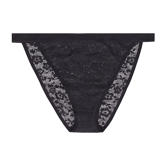 Curvy Couture No Show Lace String Bikini Panty - 1382