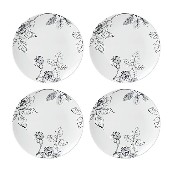 Oneida Sketchbook 12-pc. Porcelain Dinnerware Set