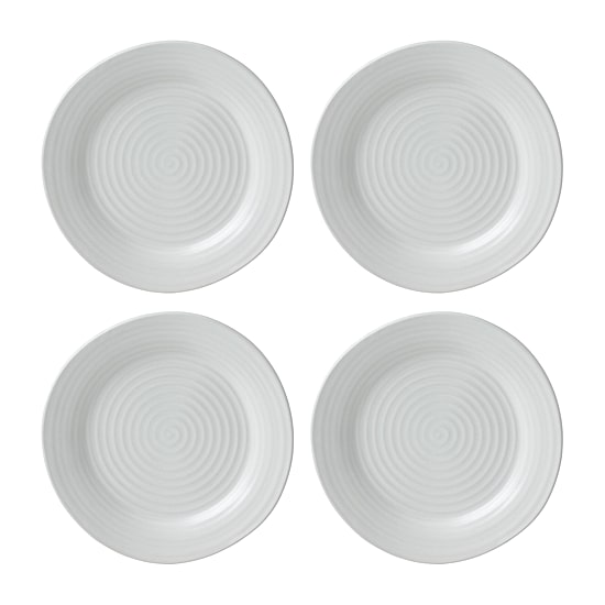 Oneida Ridge White 12-pc. Stoneware Dinnerware Set