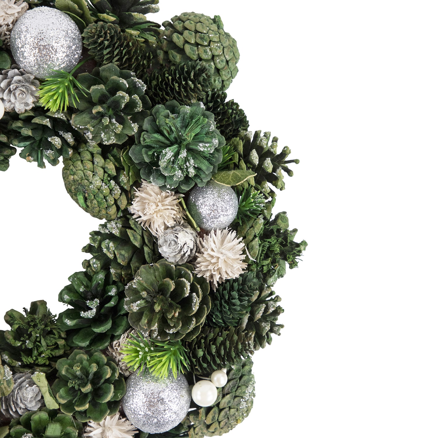 Northlight 14" Pinecone And Foliage Artificial Wreath