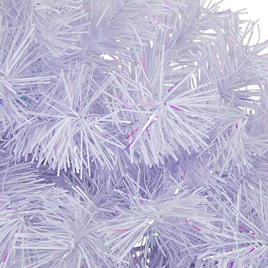 Northlight 36" Icy White Iridescent Spruce Wreath