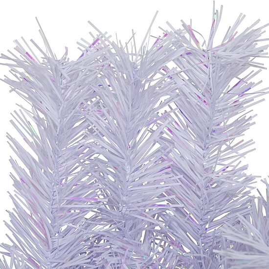 Northlight 36" Icy White Iridescent Spruce Wreath
