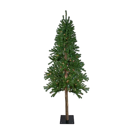 Northlight 6ft Prelit Medium Alpine 6 Foot Pre-Lit Pine Christmas Tree
