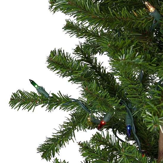 Northlight 6ft Prelit Medium Alpine 6 Foot Pre-Lit Pine Christmas Tree