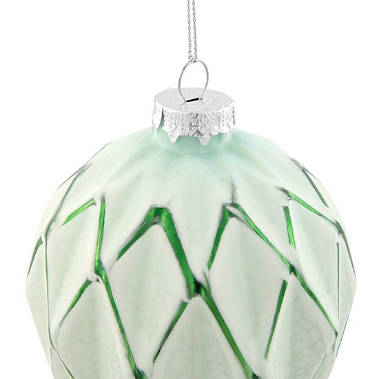 Northlight 4" 4ct Harlequin Glass Ball Christmas Ornament