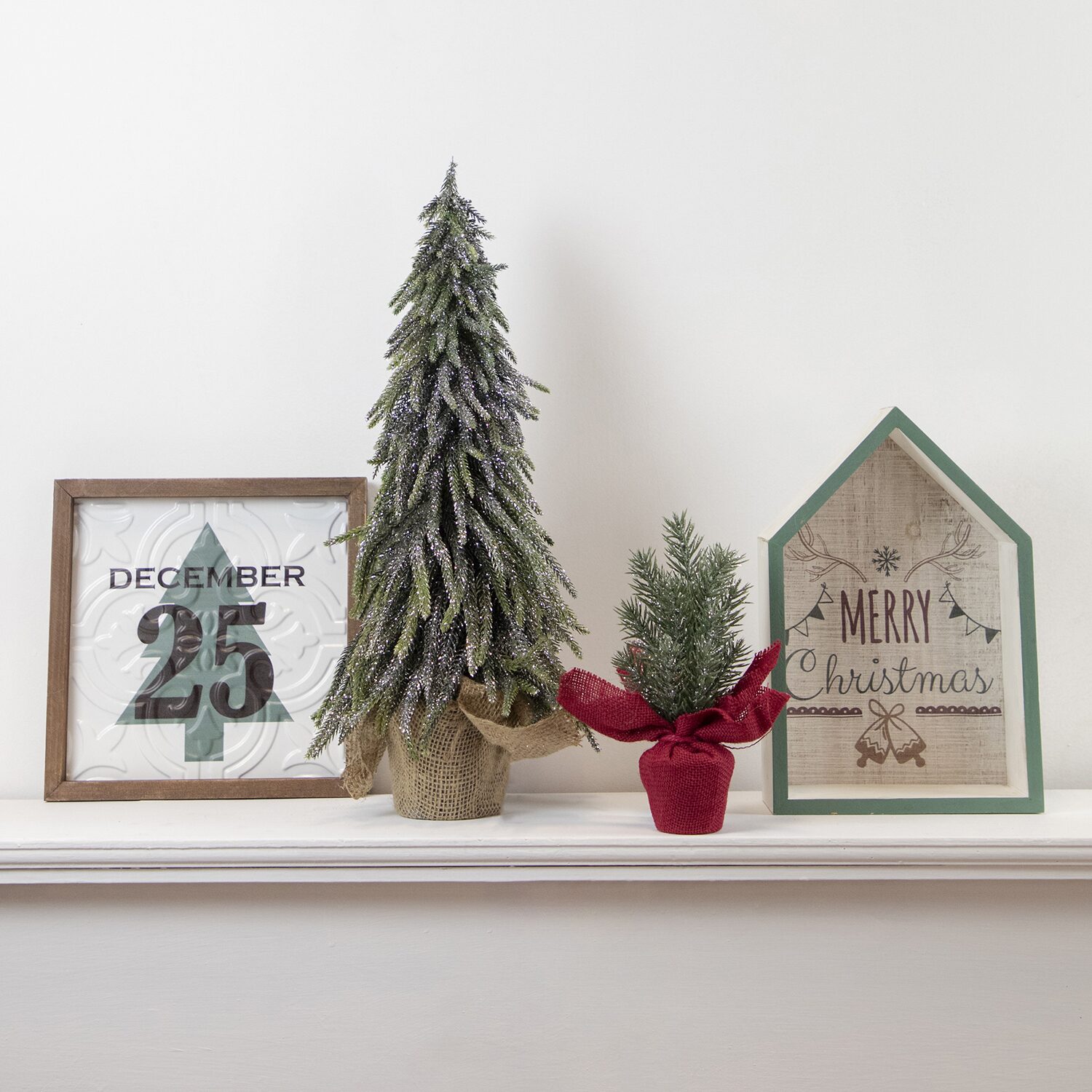 Northlight 12" "Merry" 3d House Wall Sign
