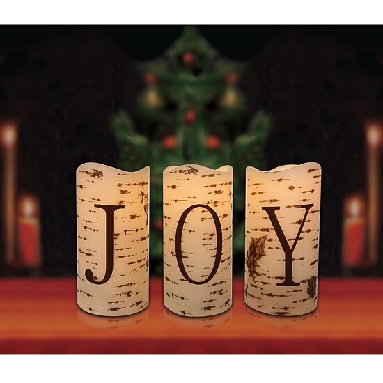 Northlight 6" Led "Joy" Flameless Candle