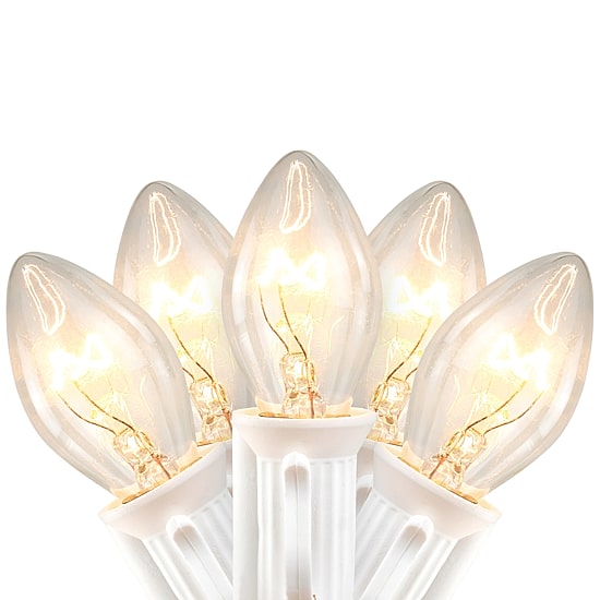 Northlight 24ft 25ct Clear C7 String Lights