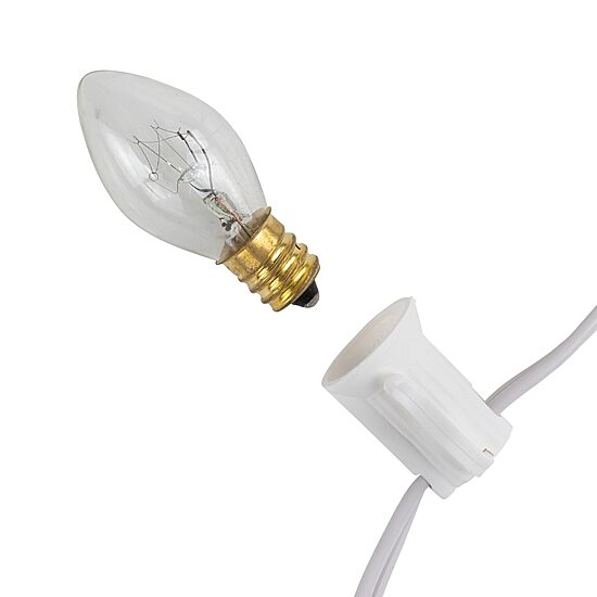 Northlight 24ft 25ct Clear C7 String Lights