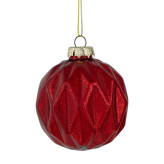 Northlight 3" 9ct Shiny And Textured Glass Ball And Onion Christmas Ornament