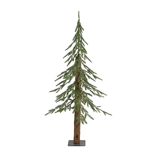 Northlight 4ft Pre Lit Medium Alpine 4 Foot Pine Christmas Tree