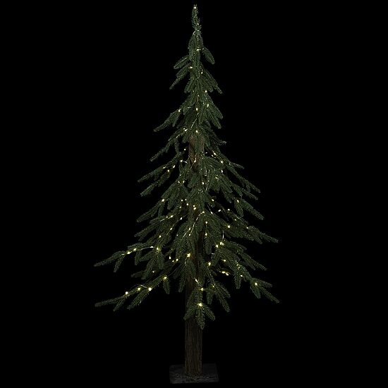 Northlight 4ft Pre Lit Medium Alpine 4 Foot Pine Christmas Tree