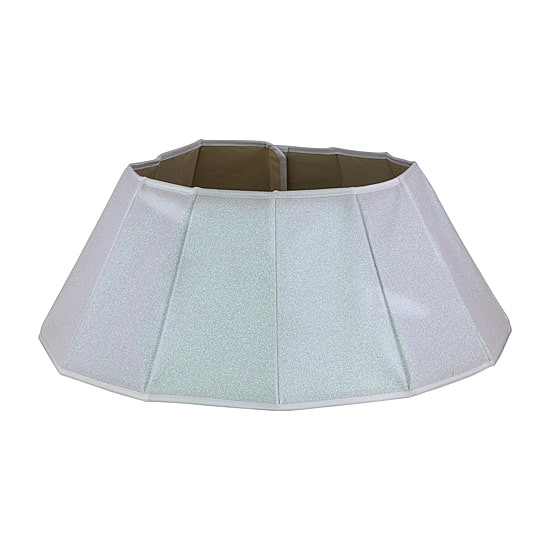 Northlight 26" Shiny Fabric Hexagonal Christmas Tree Collar