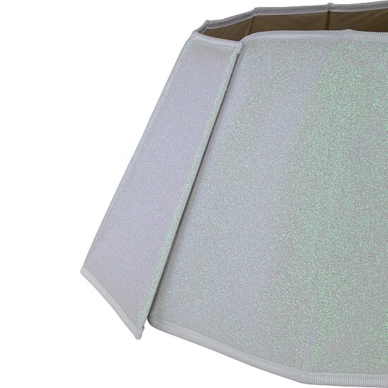 Northlight 26" Shiny Fabric Hexagonal Christmas Tree Collar