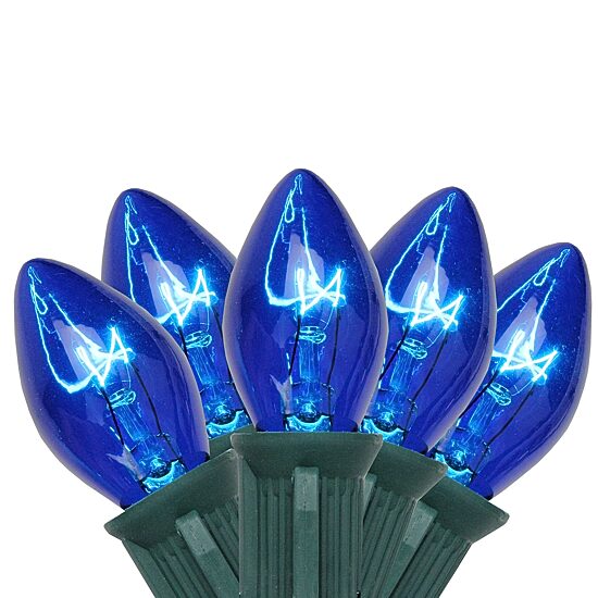 Northlight 24ft 25ct Blue C7 String Lights