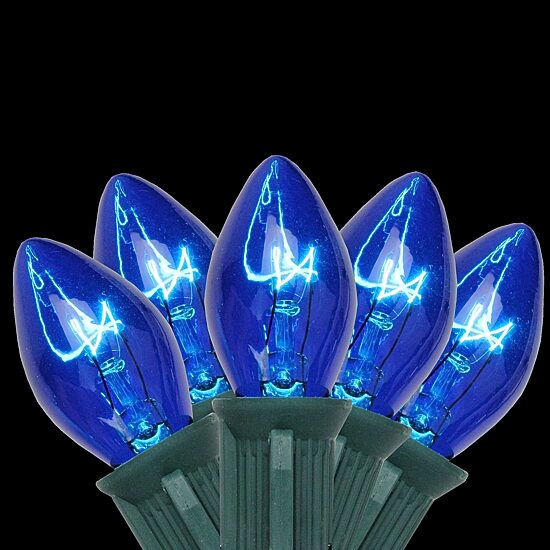 Northlight 24ft 25ct Blue C7 String Lights
