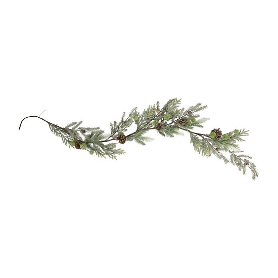 Northlight 5ft Artificial With Frosted Foliage And Pinecones Christmas Indoor Garland