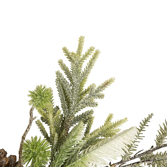 Northlight 5ft Artificial With Frosted Foliage And Pinecones Christmas Indoor Garland