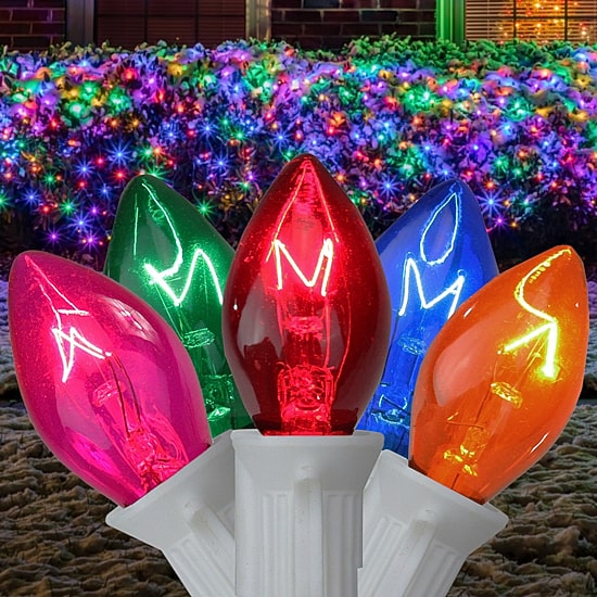 Northlight 24ft 25ct Multi C7 String Lights