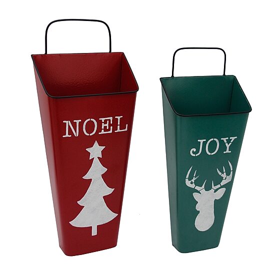Northlight 20" Noel And Joy Container Wall Art Set