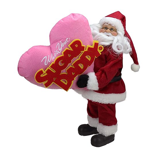 Northlight 12" Santa Claus "Who'S Your Sugar Daddy" Christmas Figurine