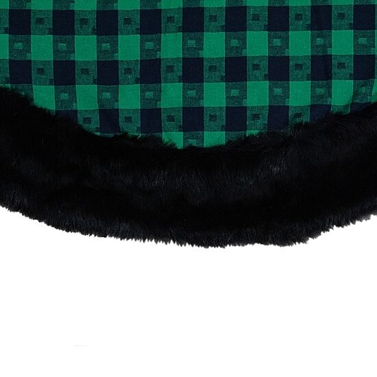 Northlight 48" Plaid Plush Indoor Tree Skirt