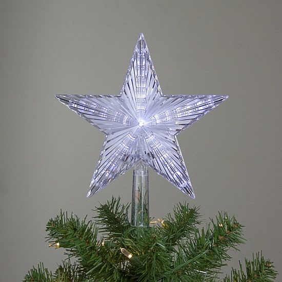 Northlight 10" Led Twinkling Point Star Christmas Tree Topper