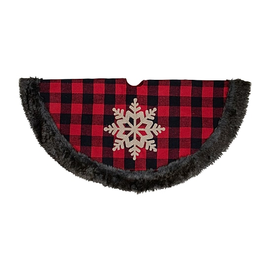 Northlight 48" With Burlap Snowflake Indoor Tree Skirt