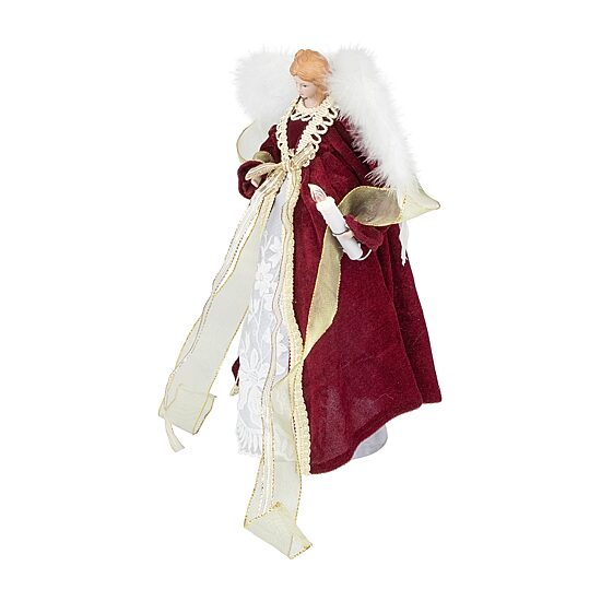 Northlight 14" Angel With Lighted Candle Christmas Tree Topper