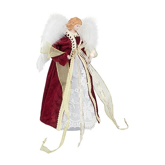 Northlight 14" Angel With Lighted Candle Christmas Tree Topper