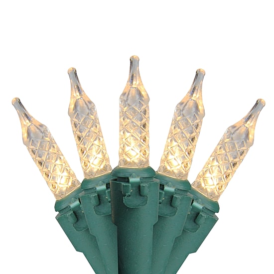 Northlight 62ft 200 Clear Led Faceted M5 String Lights