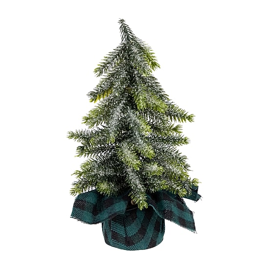 Northlight 9" Mini Iced Downswept Pine Pine Christmas Tree