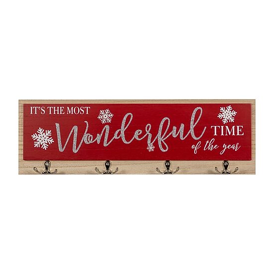 Northlight 20" Snowflakes "Itfts The Most Wonderful Time Of The Year" Wall Sign