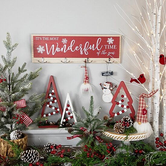 Northlight 20" Snowflakes "Itfts The Most Wonderful Time Of The Year" Wall Sign